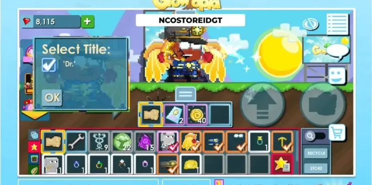 GW22 Doctor Title + Mercy Wings + Golden Pickaxe + Focused Eyes + Samille Set + Bonus DL (G)