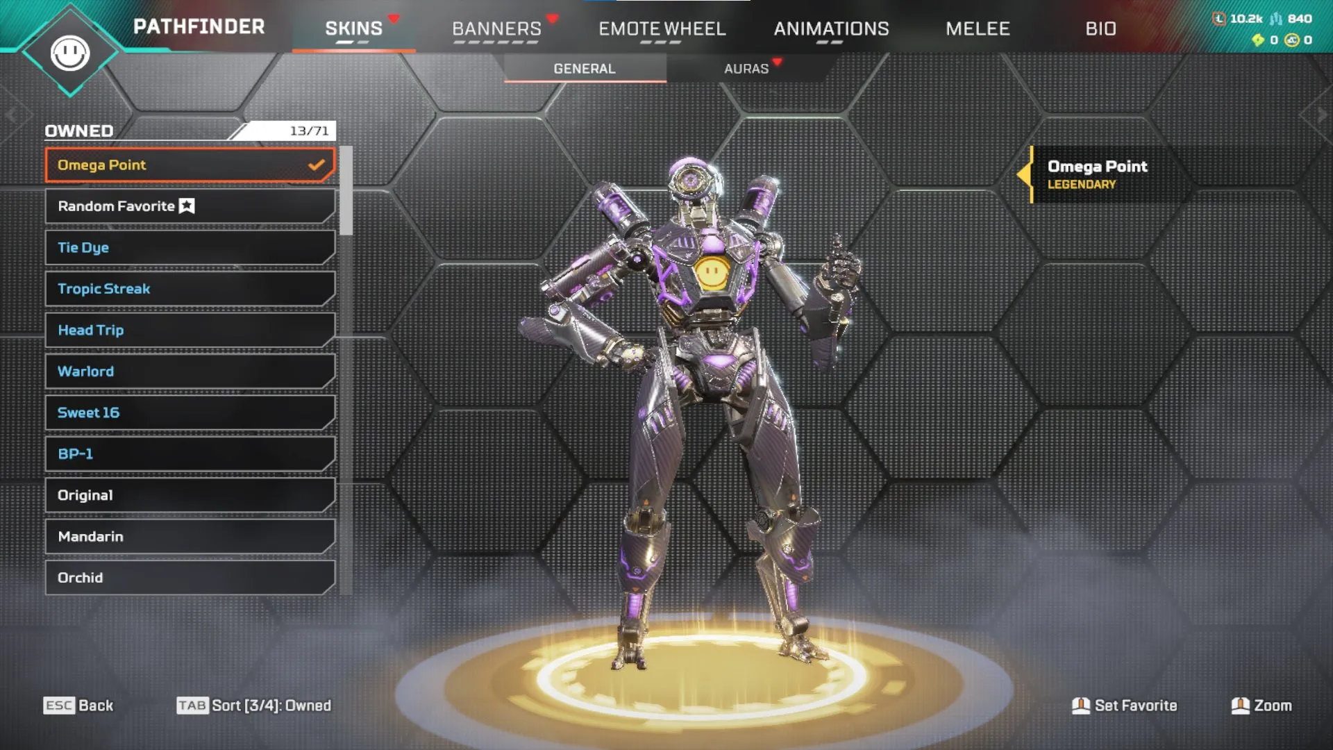 AP647 High Level 228 Bronze Account with 51 Legendary Items, Pathfinder Omega Point, Awoken Fury Crypto, Tamed Beast Triple Take, Wild West 30-30, Nocturnal Elegance Devotion, Outlands Avalanche R-99