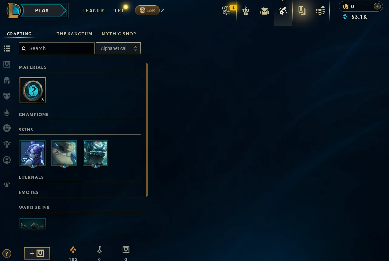 [EUW] Season 15 | Gold 3 %44 WR (JG) | 1 Skins | 53.1K BE | Honor 3 | 35 Champs | CHANGEABLE E-MAIL Wins: 18 Losses: 23