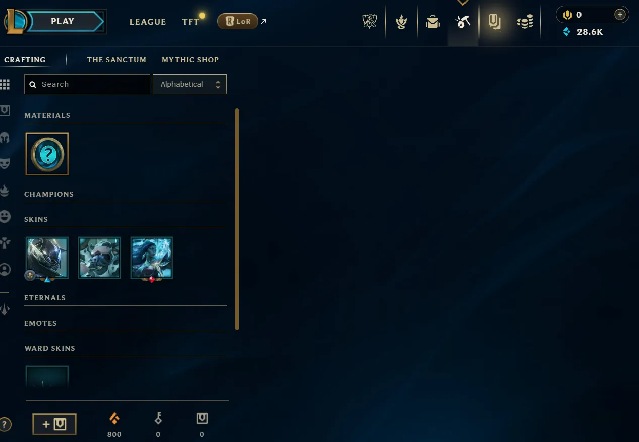 [EUW] Season 15 | Silver 3 | 1 Skins | 28.6K BE | Honor 3 | 37 Champs | CHANGEABLE E-MAIL