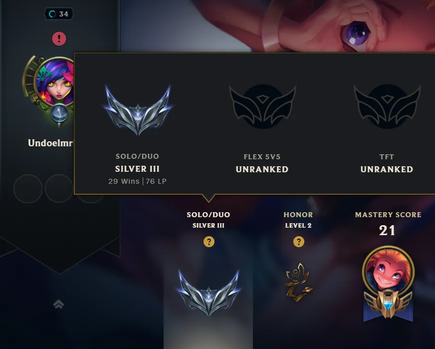 83 WR | Silver 3 | 24 Champs | 7 Skins | 76700 Blue Essence