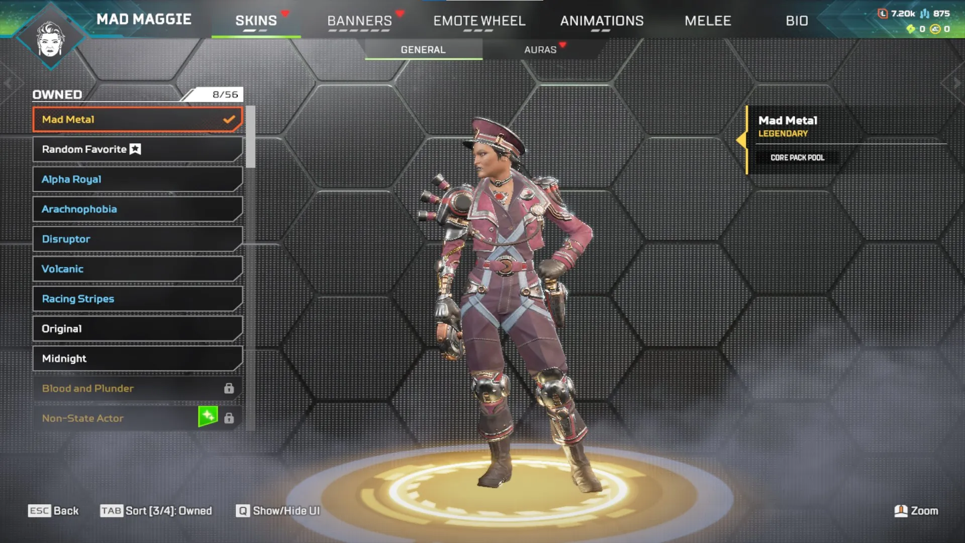 AP640 High Level 295 Account with 52 Legendary Items, 7k+ Coins, 875 Crafting Metals, 1500 Kills