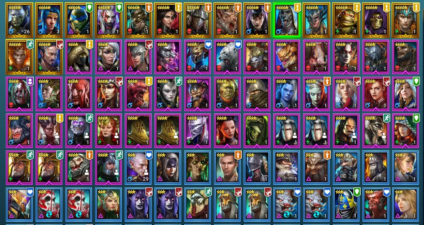 ✧･ﾟ:*✧ 15% OFF ✧･ﾟ:*✧ Gone in 3…2…1 Raid: Shadow Legends - 18 Legendaries, Leonardo, Michelangelo, Ninja(#E58313040f) ✧･ﾟ:*✧