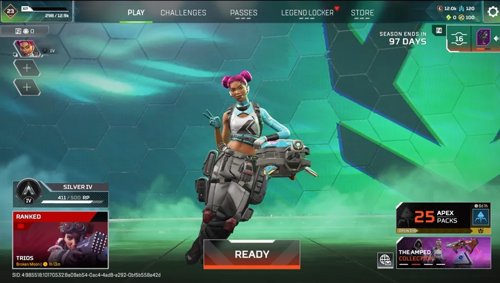 Apex Account | Ranked Ready | EA (Linkable) | Sliver 4 | S27 | 25 Packs (Heirloom Try)