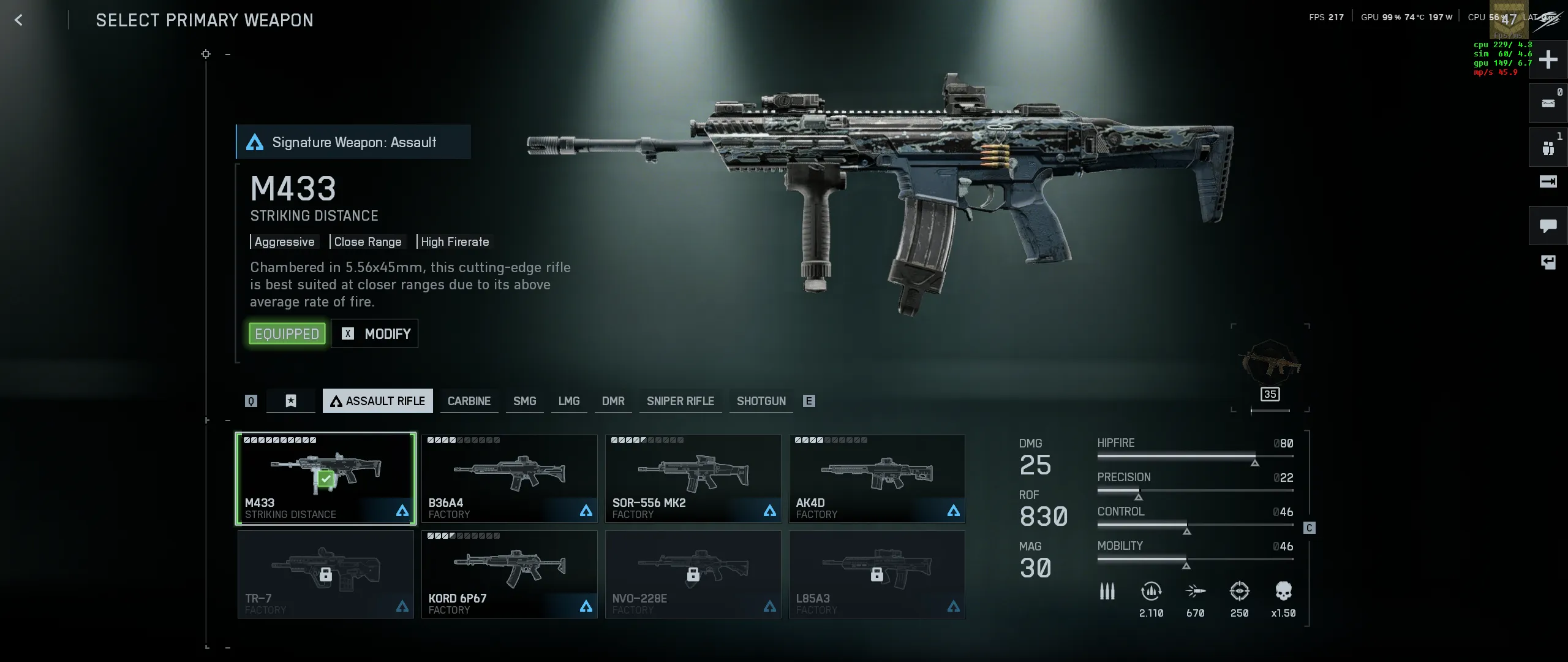 🎯 🔥 LEVEL 47 BATTLEFIELD ACCOUNT 🔥 | M433 35+ MASTERED 💥 | RARE CAMOS + MULTI GUNS UNLOCKED 💎 | INSTANT DELIVERY ⚡