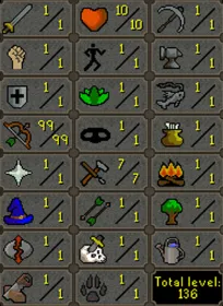 OSRS-ACC- 10 Hp Dark Bow Pure Rusher Fun Account | 99 Range | 50 Combat | 16m Gear #110283131