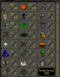 OSRS-Account 90 Attack, 90 Strength, 90 Defence #435112