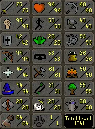 OSRS Account - [ Maxed 75 ATT Infernal Zerk ] 99 STR | 99 RANGE | 94 Magic | 84 CON | Infernal Cape | Dizana's Quiver | B Glvoes | Lunars | Torso | Full Void | CB Lvl 96 #56041563