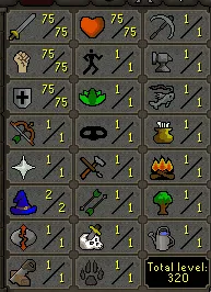 OSRS-Account 75 Attack, 75 Strength, 75 Defence #435052