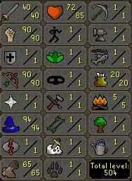 OSRS Account- [ No Email Set ] 40 ATT | 90 STR | 90 RANGE | 94 MAGE | CB LVL 67 #526734