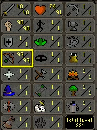 OSRS Account - [ No Email Set ] [ Max RAN Pure ] 40 ATT / 90 STR / 99 RAN #438744
