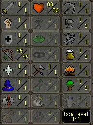 OSRS Account - [ No Email Set ] - 95 RANGE #435788
