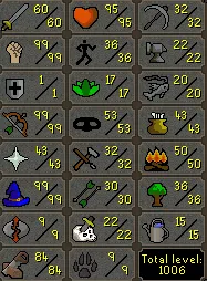 OSRS Account - [ Maxed 60 ATT Infernal Pure ] 99 STR | 99 RANGE | 99 Magic | 84 CON | Infernal Cape | Dizana's Quiver | Mithril Gloves | AVA | DT | Rune Pouch | CB Lvl 80 #50865091