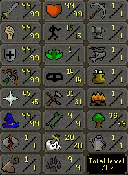 OSRS Account - [ Maxed CB Pure ] 99 ATT | 99 STR | 99 DEF | 99 RANGE | 99 MAGE [100% Manual] #13559283