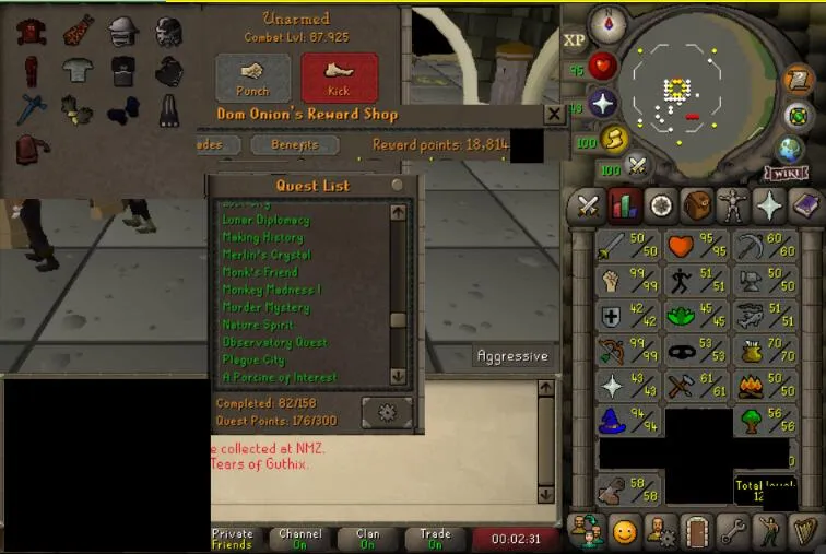 OSRS Account - [ Maxed Infernal Zerker ] [ No Email Set ] 50 ATT - 42 DEF - 99 STR - 99 RANGE - 94 Magic - Infernal Cape - Barrows Gloves - Lunars - Defender - Torso - 18 M NMZ Points #1567129