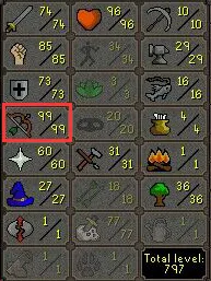 OSRS Account - [ Skeletal Wyvern Ready Main ] [ 797 Total | 36 QP ] 74 ATT | 85 STR | 73 DEF | 99 RANGE | 77 SLAY | Torso | CB LVL 114 #439572