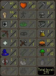 OSRS Account - [ No Email Set ] - 40 ATT / 99 STR [ F2P Pure ] #435190