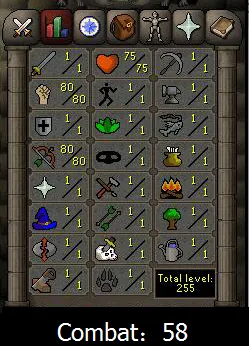 OSRS Account - [ No Email Set ] - 80 STR / 80 RANGE [ Obby Mauler Pure ] #435316