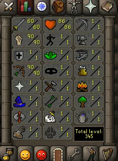 OSRS Account - [ No Email Set ] - 60 ATT / 90 STR / 90 RANGE #435160