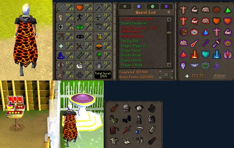 OSRS Account - [ Maxed Endgame Infernal Beast ] - Infernal Cape - MM2/DS2/Song Of The Elves/Fremennik Exiles - Bgloves - Lunars - Elite Void All Helms - Rigour/Augury - Max House - All Untradeables #1750117