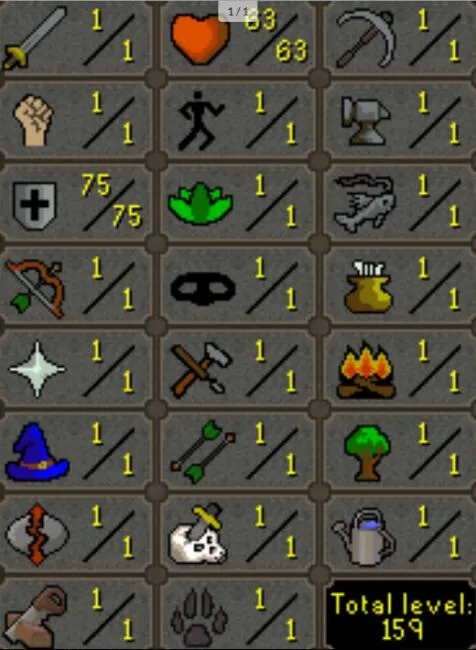 OSRS Account - [ 75 DEF Pure ] [ No Email Set ] 75 Defence Pure - CB LVL 35 #1877277