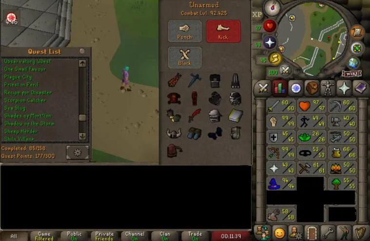 OSRS Account - [ Maxed Infernal Zerker ] [ No Email Set ] 60 ATT - 45 DEF - 99 STR - 99 RANGE - 94 Magic - Infernal Cape - Barrows Gloves - Lunars - Defender - Torso - 4 M NMZ Points #1702853