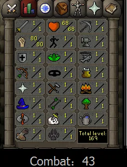 OSRS Account- [ No Email Set ] - 80 STR [ Obby Mauler Pure ] #435286