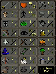 OSRS Account - HCIM Hardcore Iron Account [ No Email Set ] MAX 99 Agility - Graceful - 3833 MOG's #435698