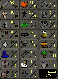 OSRS Account - Starter Main - [ No Email Set ] 90 ATT | 90 STR | 90 DEF | 90 Ranged #1019059