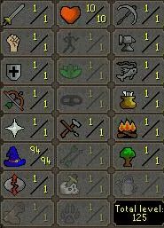 OSRS Account- [ No Email Set ] 94 MAGIC / 10 HP / CB LVL 48 #435776