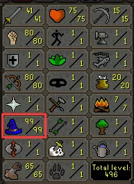 OSRS Account- [ No Email Set ] 41 ATT | 80 STR | 80 RANGE | 99 MAGE | CB LVL 67 #444486