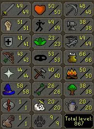 OSRS Account - Barrows Glove Account [ No Email Set ] Bgloves Quested Starter Main - 176QP #435704