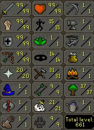 OSRS Account - [ Maxed CB Pure ] 99 ATT | 99 STR | 99 DEF | 99 RANGE [100% Manual ] #33011027