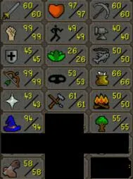 OSRS Account - [ Maxed Infernal Zerker ] [ No Email Set ] 60 ATT - 45 DEF - 99 STR - 99 RANGE - 94 Magic - Infernal Cape - Barrows Gloves - Lunars - Defender - Torso - 4 M NMZ Points #1702853