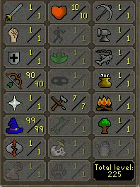 OSRS Account- [ No Email Set ] 99 MAGIC / 90 RANGE / HP 10 #434962