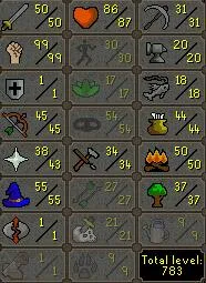 OSRS Account -Gmaul Pure Pk Ready | 50 Attack | 99 Strength | 1 Defense | 40 Ranged | Desert Treasure | Mithril Gloves | God Book | Ava #1568355