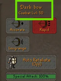 OSRS-ACC- 10 Hp Dark Bow Pure Rusher Fun Account | 99 Range | 50 Combat | 16m Gear #110283131