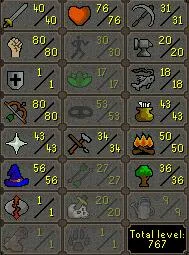 OSRS Account - [ No Email Set ] [ Pure Pk Ready ] 50 ATT | 80 STR | 1 DEF | 80 RAGE | Fire Cape | DT | Mithril Gloves | God Books| Ava #1052473