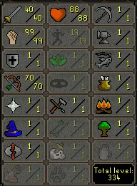 OSRS Account - [ No Email Set ] [ Max STR Pure ] 40 ATT / 99 STR / 70 RAN #441966