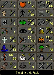 OSRS Account - HCIM Hardcore Iron Account [ 100% Hand Job ] 84 Agility | 99 FM | 66 RC | 80 Mining | 78 WC | 76 Fishing | 70 Fletching | Graceful | Launch #110303889