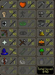 OSRS Account- [ No Email Set ] 40 ATT | 90 STR | 90 RANGE | 94 MAGE | DT | Climbing Boot | Mithril Gloves | CB LVL 72 #447076