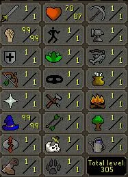 OSRS Account- [ No Email Set ] [ Obby Mauler Pure ] - 99 STR | 99 Magic | 87 HP | CB LVL 70 #3374479