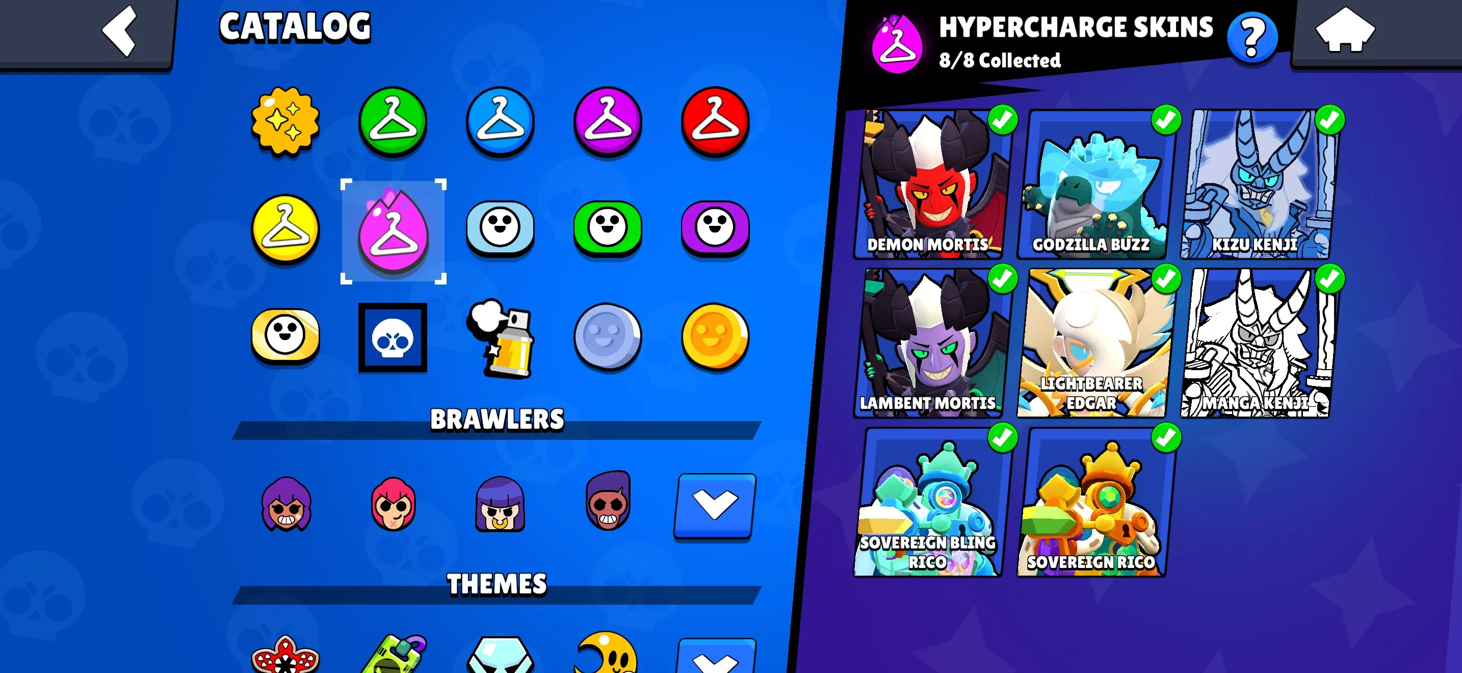 BS1648 //ALIEN FAME GLORY | 96 Level 11 Brawlers | 8 Hypercharge Skins | Massive Rare, Epic, Mythic, Super Rare, Rare, True Silver and Brawl Pass Skins
