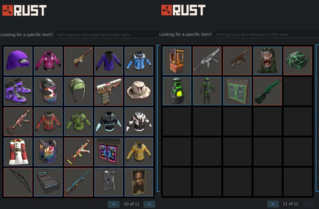 ✧・゚:*✧ 15% OFF ✧・゚:*✧ Today’s Deal |Rust Account - 259 Twitch Drops Skins, 14 Kick Drops Skins(#E9002527f) ✧・゚:*✧