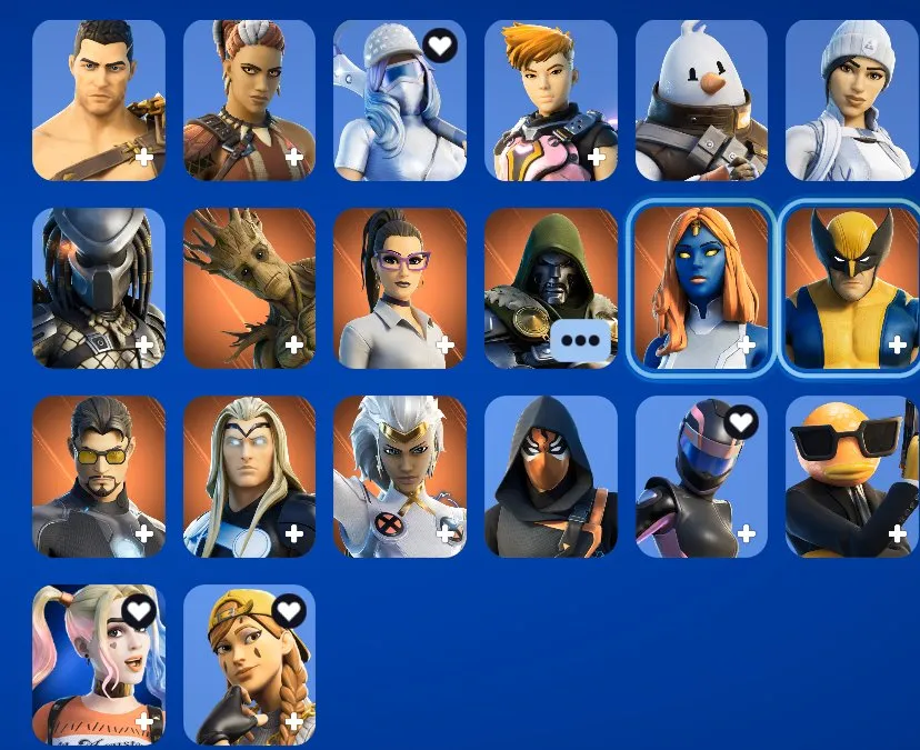 F908 FAT ACCOUNT | 66 Skins | Icicle | Harley Quinn | Platinum 