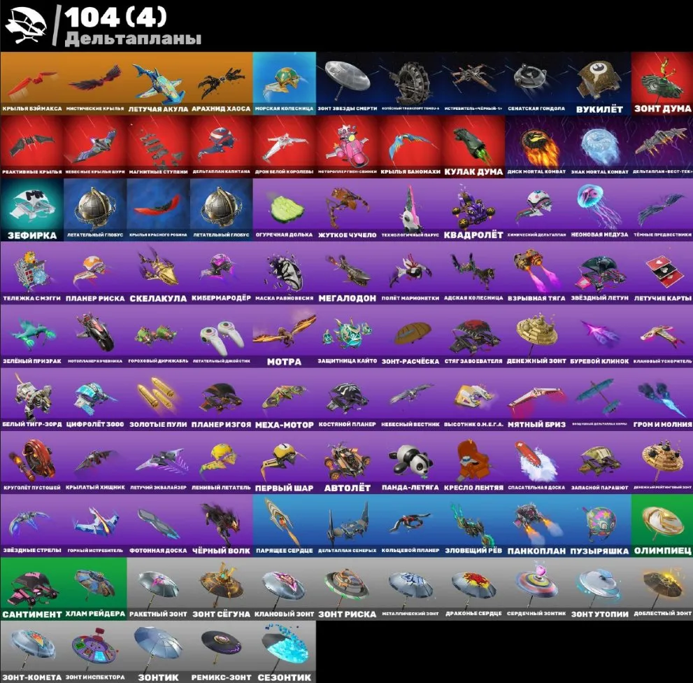 F914 261 Skins Featuring Kai Cenat, Chun Li, Marshmello, Rare Styles, Semibot