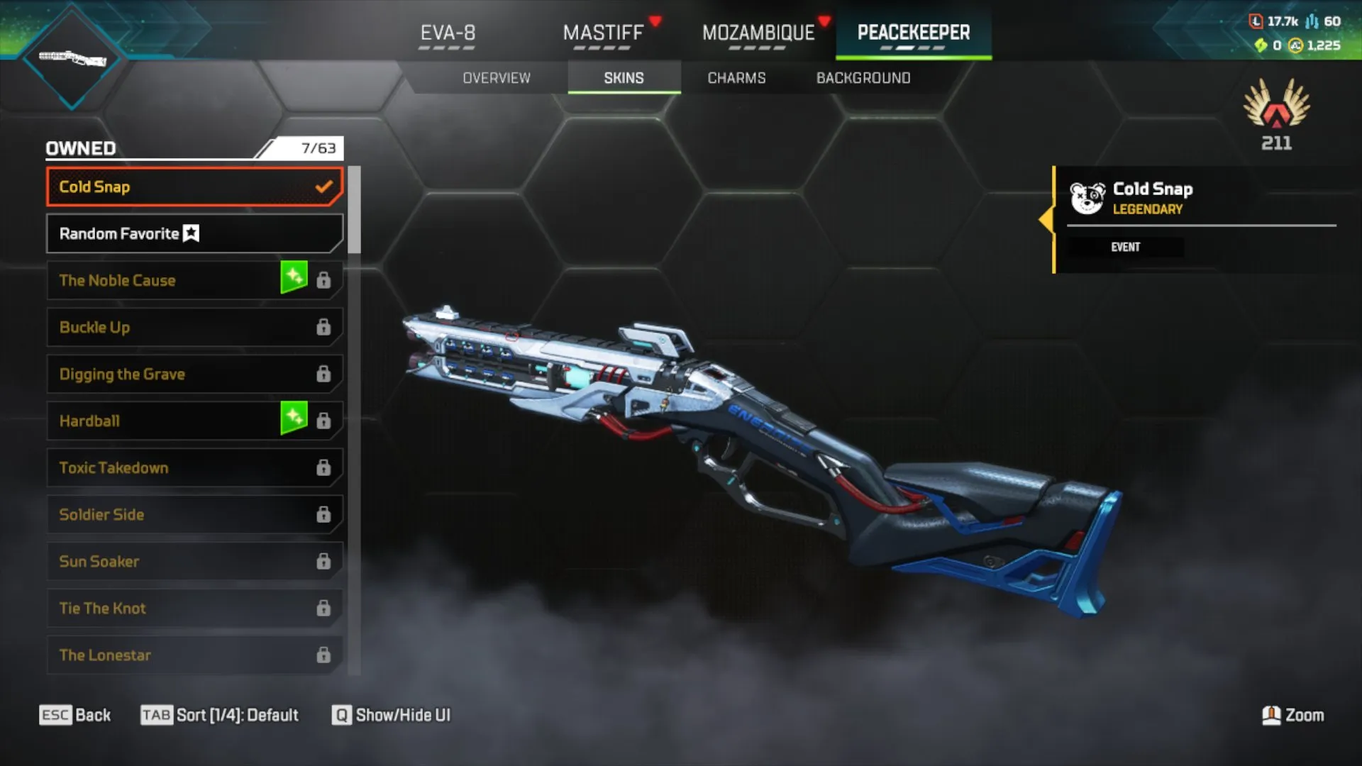 AP616 Level 90 | Rookie Rank | Ash Heirloom Energy Reader | Watson Heirloom Cold Snap Peacekeeper | Bear Arms Bangalore | The Drip R-301 | Pointed Question Flatline | Cyber Claw Volt