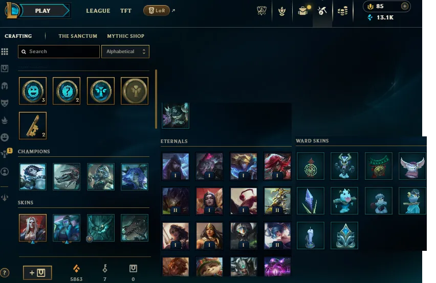 🔥LVL63 Silver 4 40LP (2W/0L) Handleveled💎13K BE 57Champs 7Skins⭐Name Changeable✅Lifetime Ownership Guarantee✔️Recovery information included