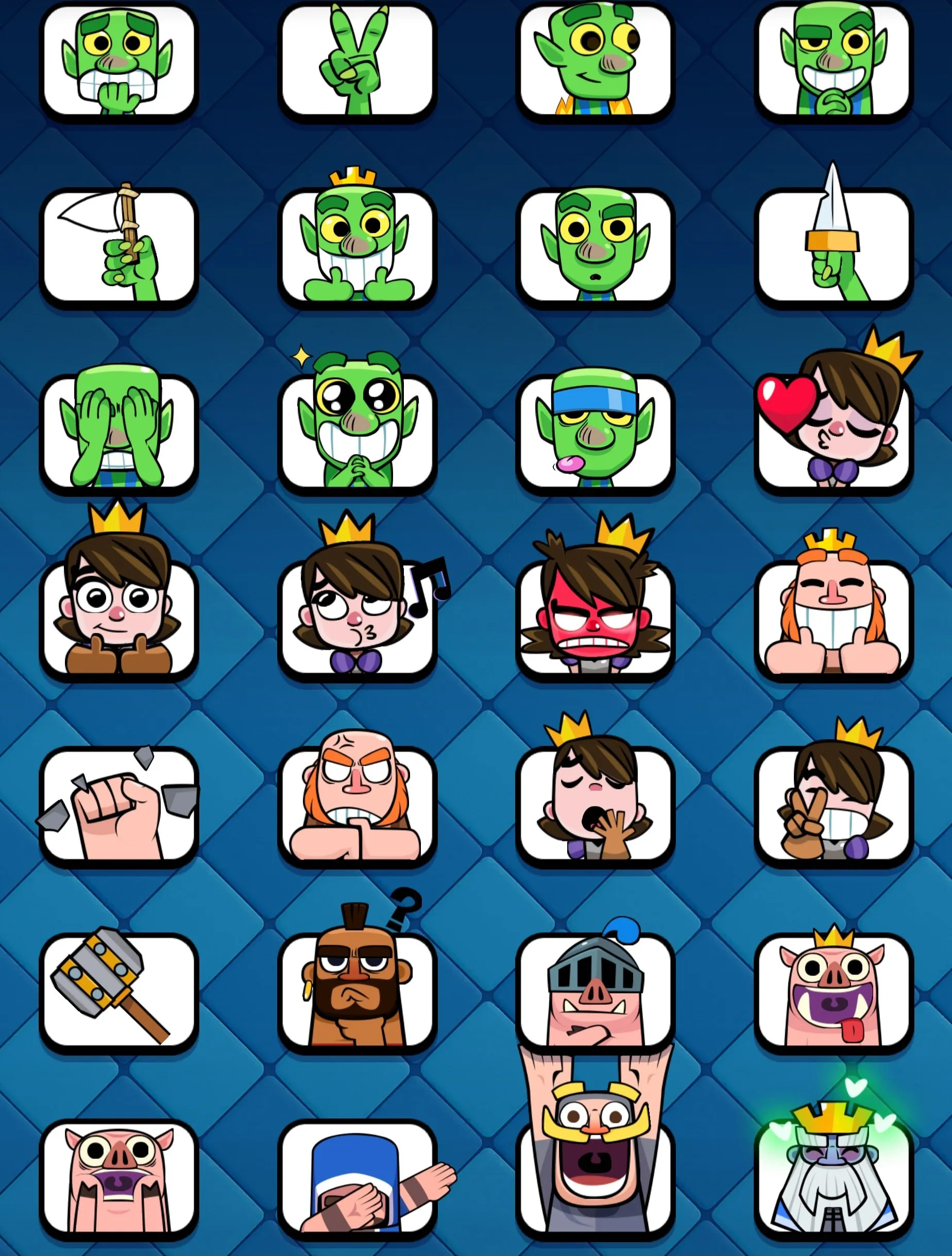 CR683 10000 cups 22 Evolutions 21 Legendary 121 cards King 61 Arena 25 15 level deck 103 emotes 12 tower skins rich collection