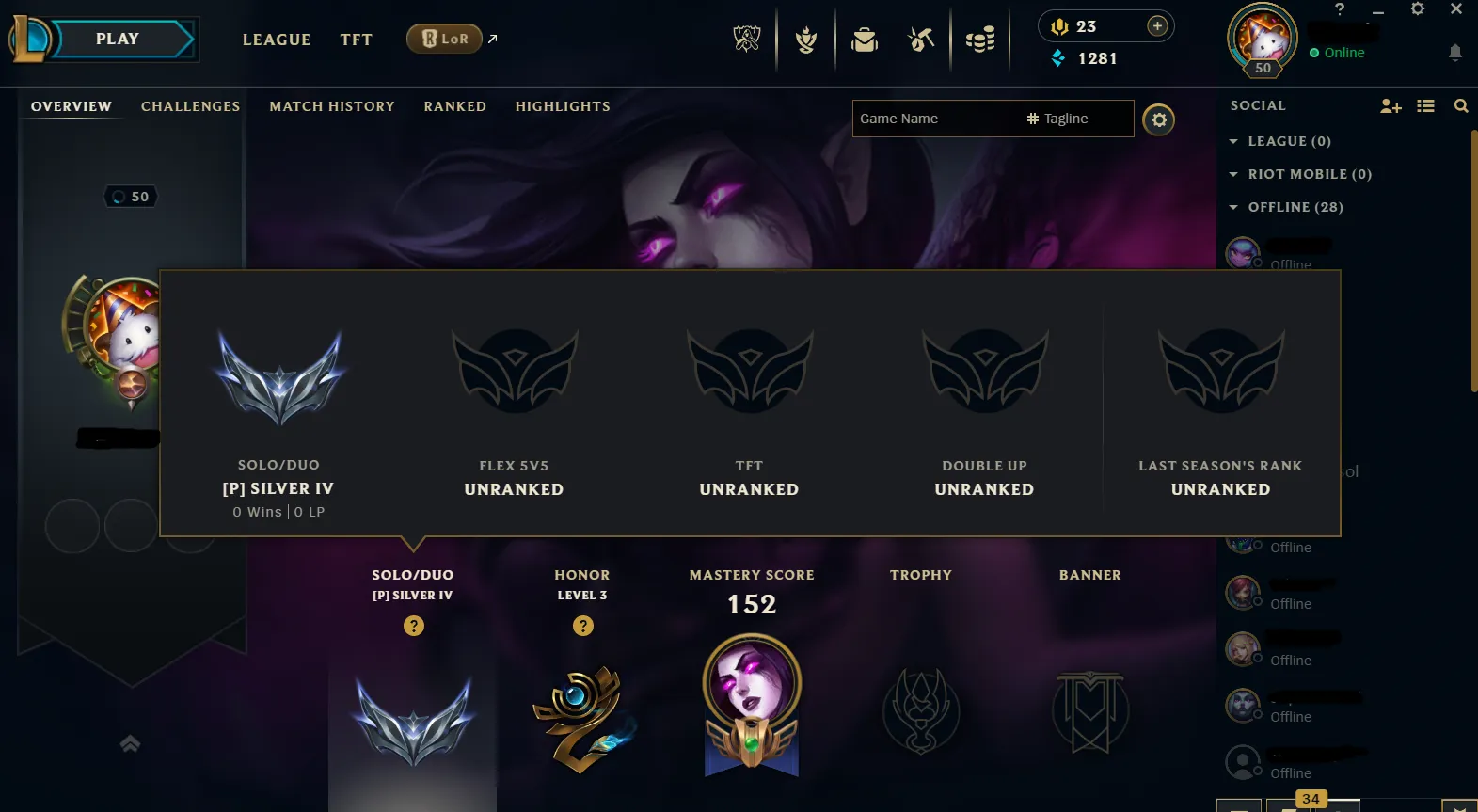 🤩【JP】Silver 4 Placements ⚡HandLeveled 💎17 Skin 💰1.2K BE | 41 Champ 📧Full Access